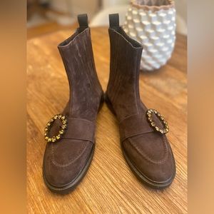 La Canadienne Ainsley Suede Booties